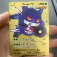 thumbnail image 3 of 10000 Point Pikachu Vmax Metal Cards English DIY Arceus Charizard Golden Card Limited Edition Kids Gift Collection Cards, 3 of 5
