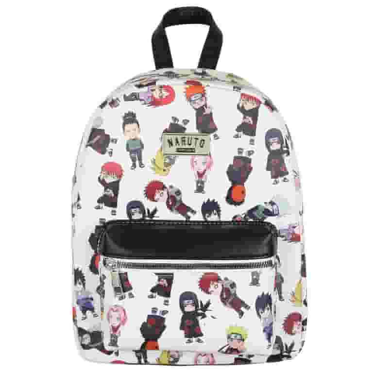 【AAKE】SHRP MINI BACKPACK Naruto Shippuden Anime Mini Backpack - Chibi Character Faux