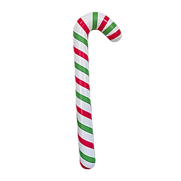 CAIROYAR Bastones de caramelo inflables de 88 cm para decoración de fiestas de disfraces navideños y fiestas