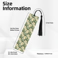 thumbnail image 3 of Kdxio Lilies Flowers Print Metal Tassel Bookmarks,Perfect Gift for Art Lovers and Bookworms Metal Bookmarks for Women, 3 of 8