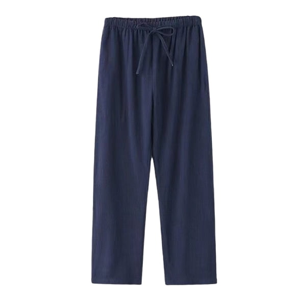 Hxshgdsn Mens Straight Leg Sweatpants Slim Fit Elastic Waist Sport Pants Casual Fall Outdoor Navy 4Xl