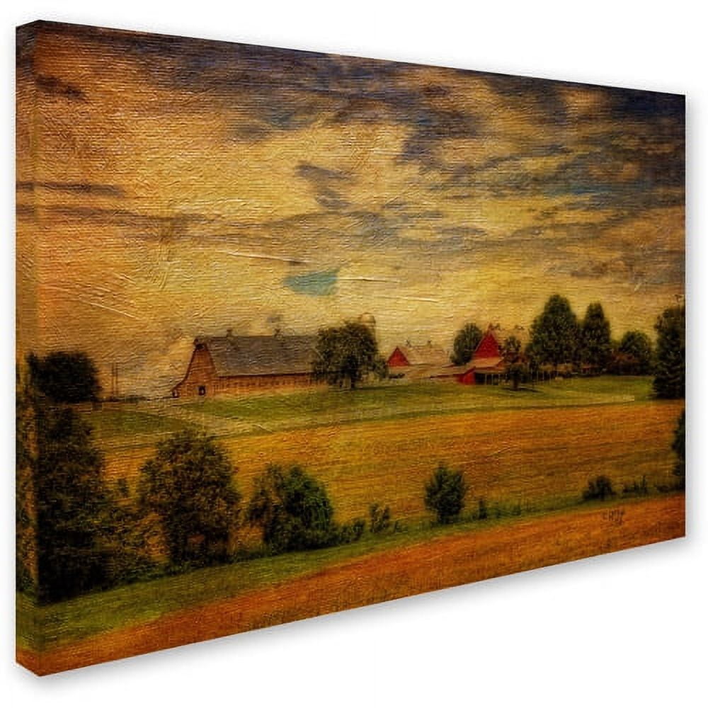 Trademark Fine Art "Summer Farm" Canvas Art by Lois Bryan