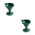 thumbnail image 1 of Embudo Moyic Silicona Plegable Verde oscuro 2Conjunto, 1 of 6