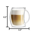 thumbnail image 2 of Caleo Double Wall Latte Glasses 13 oz Set of 2, 2 of 6
