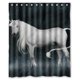 thumbnail image 1 of Cortina de Ducha Impermeable ABPHQTO Unicornio Blanco 150x180 cm, 1 of 2