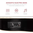 thumbnail image 2 of Best Choice Products Bajo eléctrico acústico - Tamaño completo, 4 cuerdas, bajo con trastes - Negro, 2 of 5