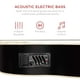 thumbnail image 2 of Best Choice Products Bajo eléctrico acústico - Tamaño completo, 4 cuerdas, bajo con trastes - Negro, 2 of 5