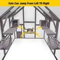thumbnail image 3 of Aivituvin 110'' Extra Large Catio Outdoor Cat Enclosure, Walk-in Wooden Cat Cage with Bridges, Platforms, Rest Rooms, Roof Cover, 3 of 12