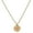 Peach, variant on 1928 Jewelry Genuine Pink Porcelain Rose Pendant Necklace For Women 16" + 3" Extender