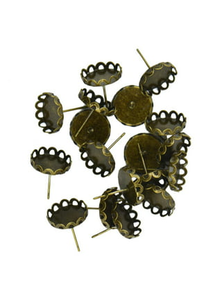Bastex 205pcs Studs and Spikes. Metal Spikes and Punk Studs for Clothing, Jacket Studs. Cone Small Metal Studs and Metal Spikes for DIY Leather