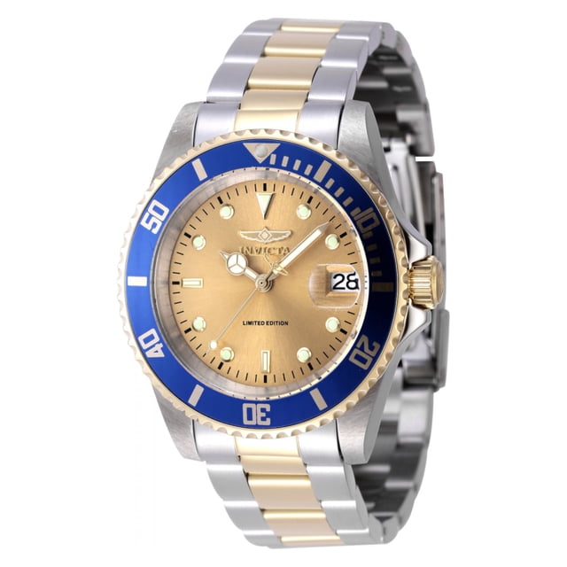 INVICTA Pro Diver Men 40mm Stainless Steel Gold + Steel Gol