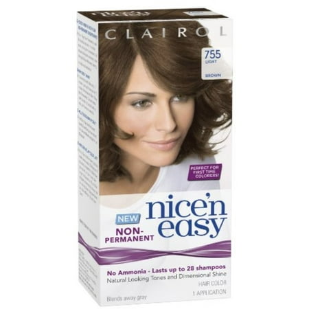 Nice 'n Easy Non-Permanent Hair Color [755] Light Brown 1