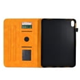 thumbnail image 3 of SaniMore Case for iPad 10th Generation 10.9" 2022, PU leather Skin Embossed Tree with Auto Sleep/Wake Pen Holder Card Slots Anti-slip Strip Flip Folio Wallet Business Cover, Khaki, 3 of 6