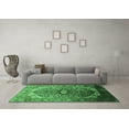 thumbnail image 3 of Ahgly Company Indoor Rectangle Oriental Emerald Green Industrial Area Rugs, 8' x 12', 3 of 4