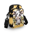 thumbnail image 3 of HELLHERO Sunflower Cow Women Messenger Bag Polyester with Adjustable Strap for Travel Daily Use, 3 of 7