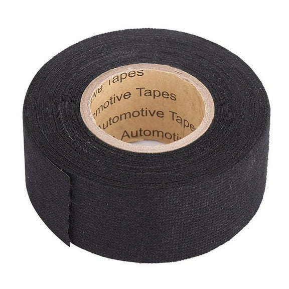 Multipurpose Car Self Adhesive Anti Squeak Rattle Felt Automotive Wiring Harness Tape Automotive Wiring Harness Tape Heat Wrap for Electrical Wiring [32mm*15m] -40℃~105℃