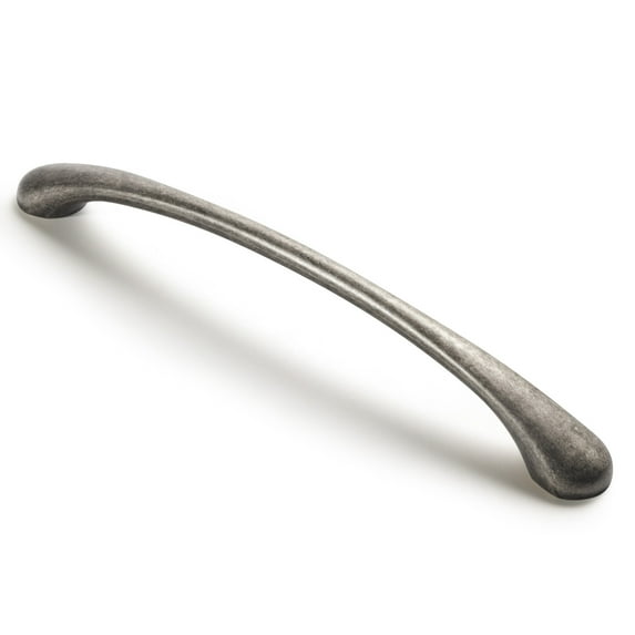 Goo-Ki 6 Pack Antique Silver Cabinet Arch Pulls 192mm Hole Center Burnished Silver Drawer Handles Vintage Home Improvement Retro Dresser Handles Classic Zinc Alloy Kitchen Hardware