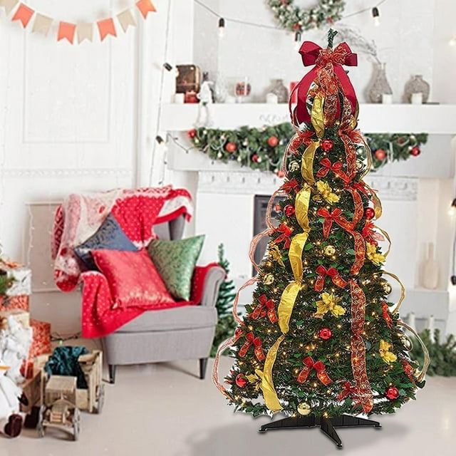 Árbol de Navidad plegable Perfecl 59 pies PVC