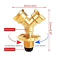 thumbnail image 3 of High & Low Pressure Relief Device Brass Pressure Reducing Device Pressure Relief Solution for Gas Tank Home Plumbing, 3 of 4