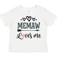 thumbnail image 3 of Inktastic Memaw Grandma Loves Me Girls Toddler T-Shirt, 3 of 5