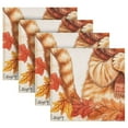 thumbnail image 5 of BZSMCE Satin Native Fab Cotton Dinner Napkin Cat in Autumn Reusable, 5 of 8