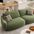 thumbnail image 4 of Cloud Living Room Sofa Set Lazy Sectional Floor Velvet Corner Sofa Lounge Articulos Para El Hogar Modern Luxury Home Furniture My Lux Decor Round, 4 of 14