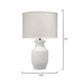 thumbnail image 3 of Jamie Young  Gilbert Cement Table Lamp with Grasscloth Shade, 3 of 4