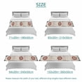 thumbnail image 6 of Red Vintage Rudder Bed Runner for King Size Bed, Nautical Navigation Wood Texture Soft Bedding Scarf Bedding Protector Slipcover Sofa Throw for Bedroom Hotel Guesthouse, 6 of 8