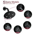 thumbnail image 2 of Proox Single Handle 5-functions Shower Head Set (Valve Included), 2 of 7