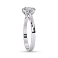 thumbnail image 3 of AFFY Solitaire Engagement Rings for Women, Center 5.5MM Princess Cut Lab Created Moissanite Wedding Promise Rings for Her in 14K Solid White Gold, Ring Size 9.5, 3 of 6