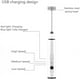 thumbnail image 2 of Espumador de leche recargable para el hogar, espumador de leche USB de 3 velocidades, batidor de huevos eléctrico de mano multifunción para café, 2 of 6