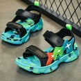 thumbnail image 4 of NOKIO Boys' And Girls' Summer Outdoor Beach Sports Closed Toe Sandals Soft And Bouncy Sole Non Slip Lightweight Beach Sandals For Small And Medium Sized Children, 4 of 7