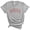 Grey, variant on Pink Arched Mama Shirt Unisex Large White