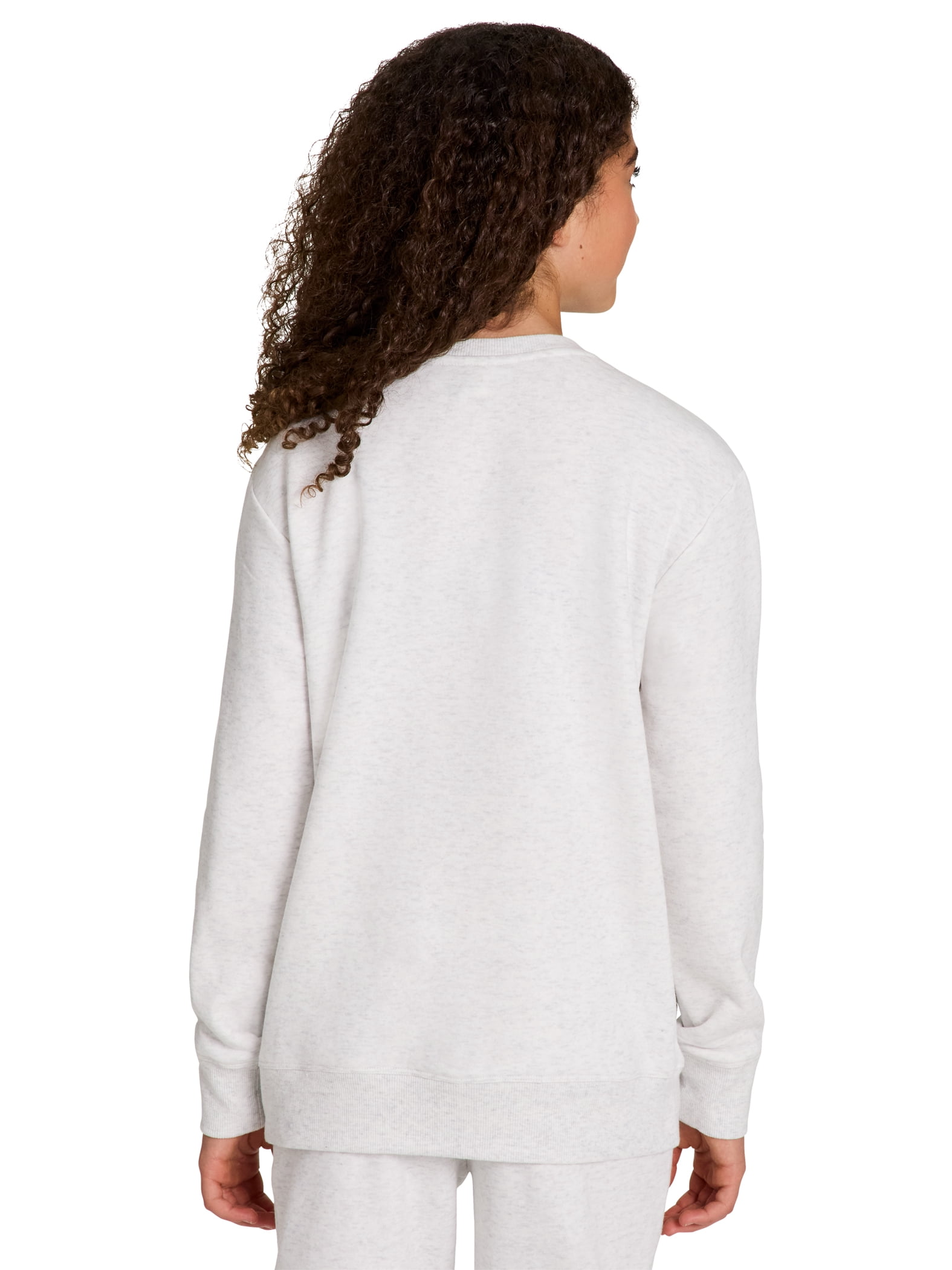 Reebok Girl's Game Day Fleece Crewneck, Sizes 4-18