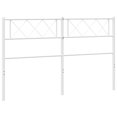 thumbnail image 4 of vidaXL Metal Headboard White 135 cm, 4 of 5
