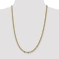 thumbnail image 2 of Solid Gold 14K 4.9mm Tri-color Pav Valentino with Lobster Lock Chain - 18", 2 of 9