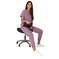 thumbnail image 5 of Hanes Womens Scrubs Cargo Joggers, Comfort Fit Healthcare Scrubs for Women, 5 of 9