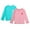 Mint/Light Pink, variant on Girls' Rash Guard - 2-Pack Quick Dry Long Sleeve Swim Shirts for Girls (Sizes: 2T-16)