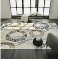 thumbnail image 5 of Rugs for Living Room 8x10 Cream Modern Rugs Runners Hallway Contemporary 5x7 2x8, 5 of 5