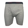 thumbnail image 2 of Hanes Men's 3 Pack Cool Comfort Long Leg Boxer Briefs Lightweight Breathable Mesh Comfort Flex Waistband, Black & Gray, 2 of 5