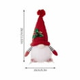 thumbnail image 3 of Costeam Christmas Sequins With Lights Doll Christmas Light Up Faceless Gnome Doll Ornaments Christmas Decorations Festive Xmas Light Up Doll For Home Decor, 3 of 6