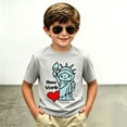 thumbnail image 2 of MEZZALL Boys Graphic Tee T-Shirts With Star Stripes Prints Independence Day Comfortable Casual Shirts For Children Youth Short Sleeve Tops Leisure O-Neck Dailywear, 2 of 4