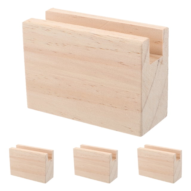 4pcs Wooden Bed Riser Heavy Duty Furniture Risers Couch Sofa Desk Table Chair Height Extender Table Raising Feet For Home Office