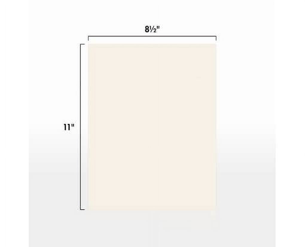 LUXPaper 8 1/2 x 11 Cardstock, 65 lb. Ivory, 1000/Pack
