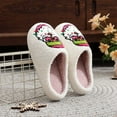 thumbnail image 6 of Christmas Slippers House Shoes for Women Fluffy Soft Cozy Bedroom Cartoon Plush Cute Slippers for Indoor Outdoor Use, 6 of 9