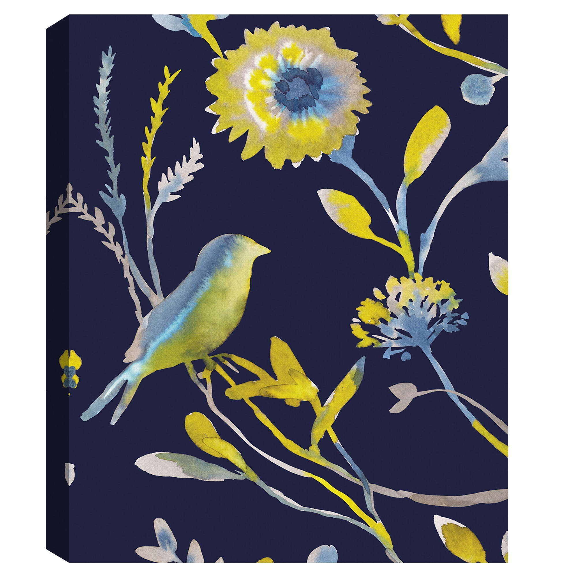 Meadow Chorus, Meadow Symphony by Sandra Jacobs Birds and Feathers Canvas Art Set of II