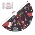 thumbnail image 3 of Sikiie Merry Christmas 30-48 inches {designName} Print Christmas Tree Skirt Snowman Xmas Tree Skirt with Edge Christmas Decorations for Holiday Party36", 3 of 7