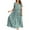 Green, variant on Baqcunre Maxi Dress Ladies Summer Beach Midi Dress Comfortable Pleated Dress Casual Loose Flower Dress Summer Dresses 2023 Women'S Casual Dresses Hot Pink Dress XXL