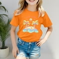 thumbnail image 2 of Kids Shirts For Girls Summer Girls Short Sleeve Tops Oversized Girl Summer Outfits Shirts For Girls 4-5 Years Cute&nbsp;Girl&nbsp;Clothing, 2 of 4