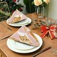 thumbnail image 3 of GZHJMY Cat Plaid Cloth Napkins Set of 4, Reusable Washable Oversized Table Napkins for Family Wedding Dinner Party Home Decor, 20 Inch Decorative Washcloths, 3 of 7